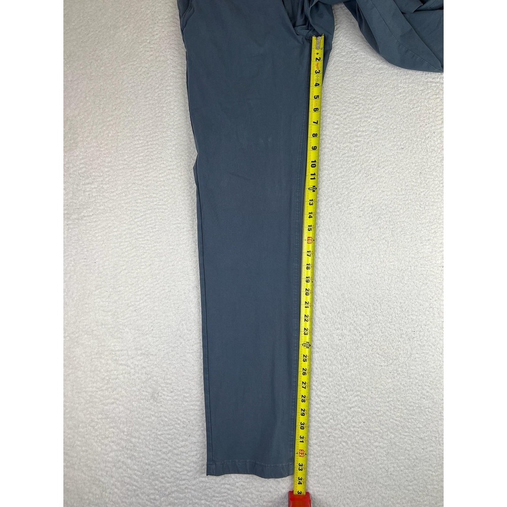 J.Crew Oarsman Pants Mens 34x34 Blue Tech Pant 484 Slim Fit Stretch Chino - Picture 11 of 13